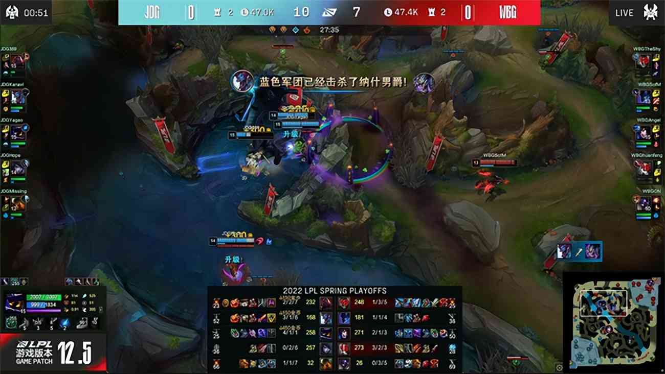 LOL-LPL：TheShy生死局剑魔惨遭针对，JDG 3-2战胜WBG挺进四强