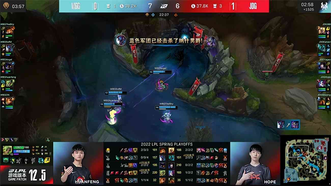 LOL-LPL：TheShy生死局剑魔惨遭针对，JDG 3-2战胜WBG挺进四强