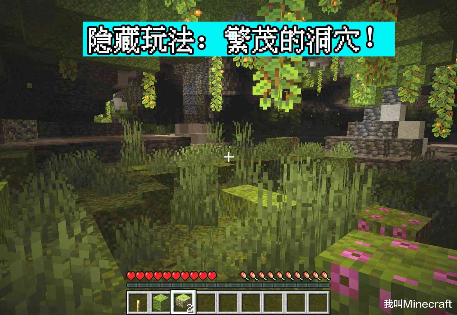 Minecraft 1.17洞穴与山崖：第一阶段究竟更新了啥？1个隐藏玩法