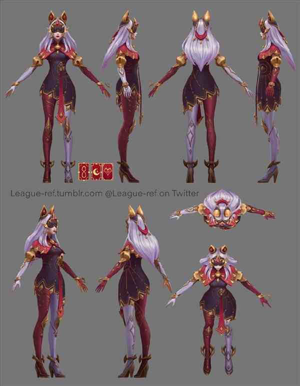 《LOL》命运之子2022皮肤原画、建模 12.7版本上线