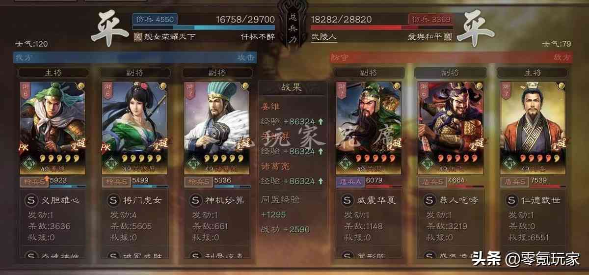 三国志战略版：低配才俊枪，白板也能打一线敌人，关银屏就是强