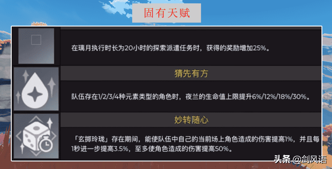 原神：2.6版本新角色，夜兰提前评测，阵容培养搭配攻略