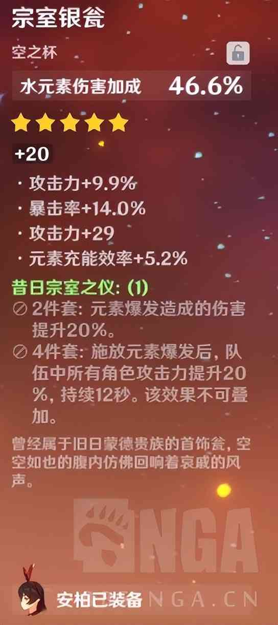 原神：用计算器按了一下满命夜兰在站场循环下的自身输出占比