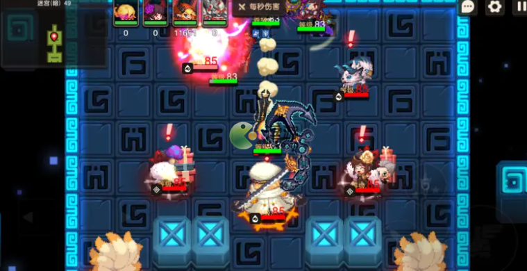 坎公骑冠剑暗边境迷宫49关怎么过,暗边境迷宫49关全流程攻略