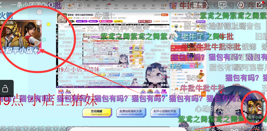 小团团再度直播带货，和平小店上架百种绝版，现场投票白嫖道具