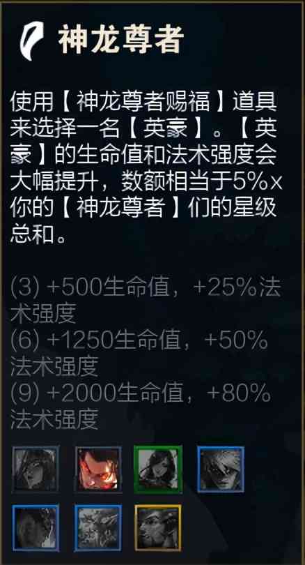 云顶之弈：S7巨龙来袭，理解才能灵活运用，新赛季羁绊详解