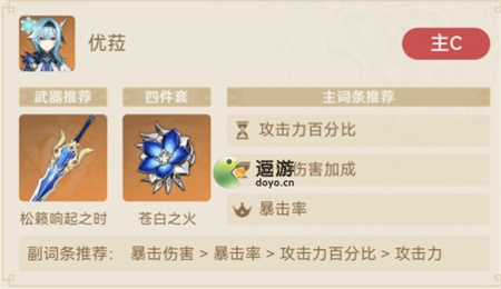 原神久岐忍优菈怎么配阵容,久岐忍优菈阵容搭配详解